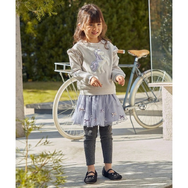 anyFAM(エニィファム)の＊専用＊エニファムキッズ anyFAM kids ふわふわチュールスカッツ120 キッズ/ベビー/マタニティのキッズ服女の子用(90cm~)(スカート)の商品写真