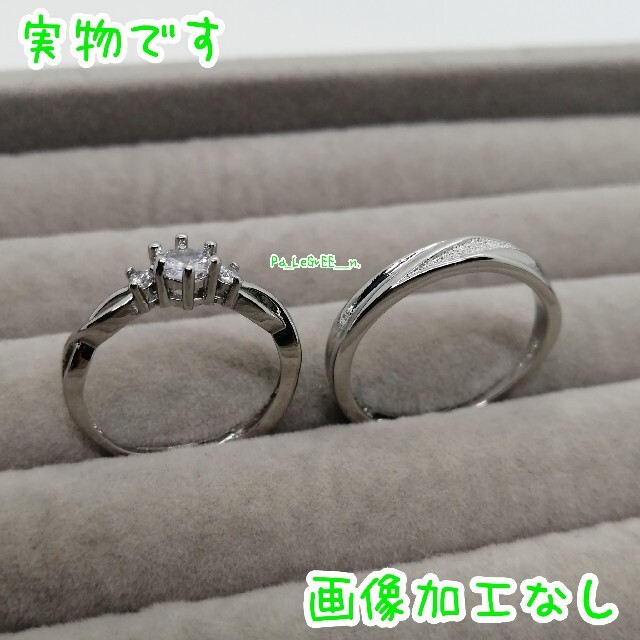 1指輪結婚指輪 婚約指輪　シンプル　ペアリング　s925　18k プラチナ　人気