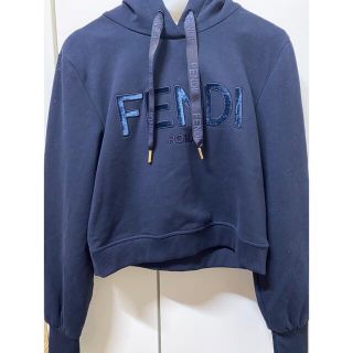 フェンディ(FENDI)のFENDI パーカー フーディー ブラック(パーカー)