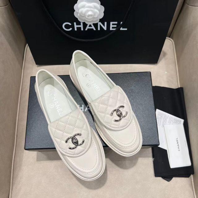 CHANEL♡ココマーク♡ローファー♡新品未使用裏張済み♡37サイズ