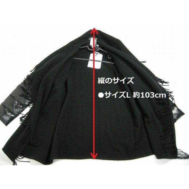 MONCLER(モンクレール)のサイズL◆新品 本物◆モンクレール ストール付きダウンジャケット 黒 レディース レディースのジャケット/アウター(ダウンジャケット)の商品写真