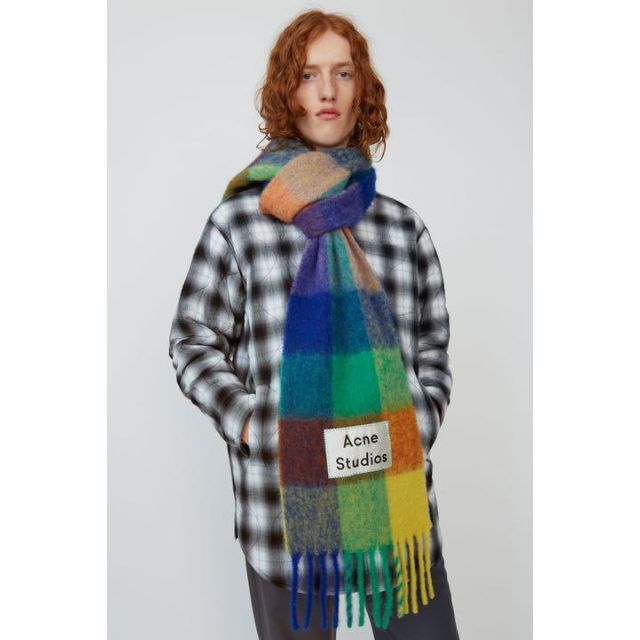 一番の Acne Studios - ラージチェックスカーフ マフラー マフラー+ショール - flaviogimenis.com.br 一番の Acne Studios - ラージチェックスカーフ マフラー マフラー+ショール - flaviogimenis.com.br