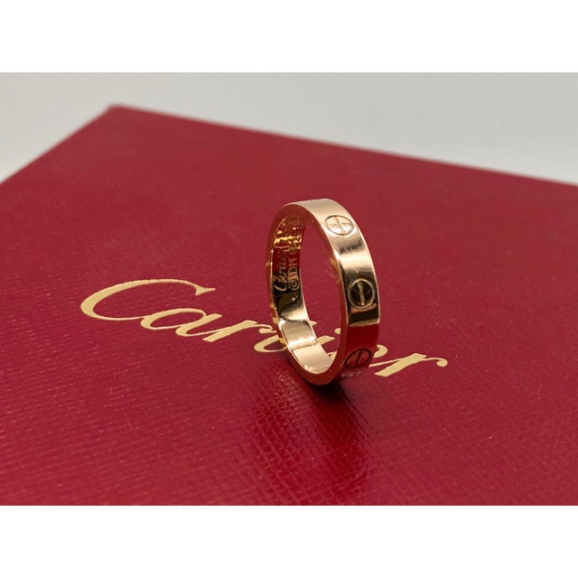 Cartier(カルティエ)のCartier/カルティエ/指輪/ミニラブリング/750/PG/18金/9号 レディースのアクセサリー(リング(指輪))の商品写真