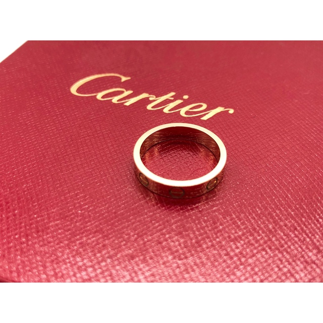 Cartier(カルティエ)のCartier/カルティエ/指輪/ミニラブリング/750/PG/18金/9号 レディースのアクセサリー(リング(指輪))の商品写真