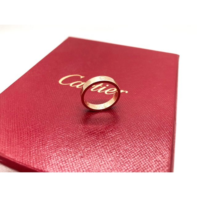 Cartier(カルティエ)のCartier/カルティエ/指輪/ミニラブリング/750/PG/18金/9号 レディースのアクセサリー(リング(指輪))の商品写真