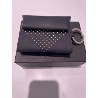 LIMI feu - 今期新品LIMIfeuリミフゥキーホルダー付レザースタッズ財布黒ワイズギャルソン
