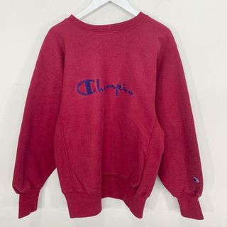 チャンピオン(Champion)の古着 90年代 チャンピオン Champion リバースウィーブ 刺繍タグ ロゴスウェット トレーナー USA製 レディースM ヴィンテージ /eaa284005(トレーナー/スウェット)