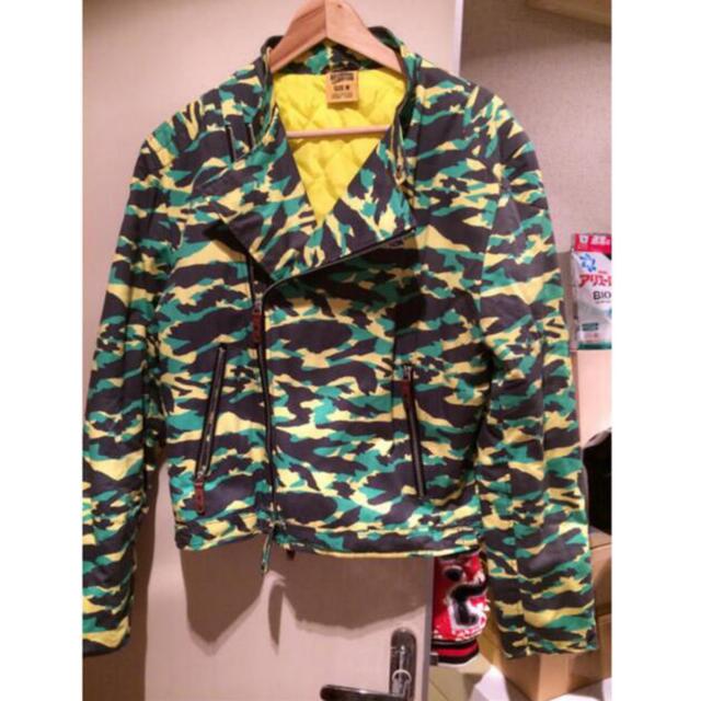 ビリオネア ボーイズクラブ ライダースjkt camo M 新品