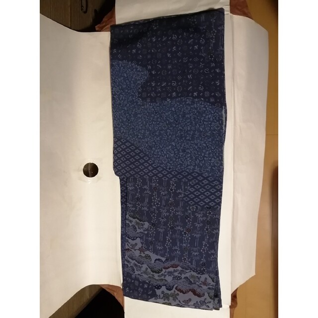 正規販売店】 小紋 ちりめん 宝尽くし 草花 竹 菊 青海波 梅 着物 正絹