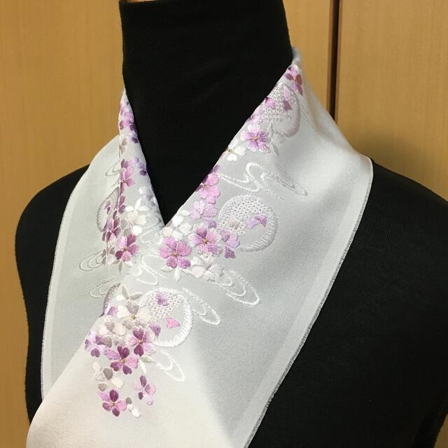 汕頭刺繍】単 絽 観世水に花 www.physiohope.com