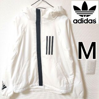 アディダス(adidas)のアディダス ナイロンジャケット SixTONES 松村北斗 ブルゾン 白 女性M(ブルゾン)