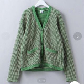 ロク(6 (ROKU))の＜6(ROKU)＞WAFFLE V NECK CARDIGAN/ビスチェ(カーディガン)