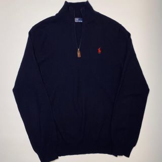 ポロラルフローレン(POLO RALPH LAUREN)の本日限定価格M【超美品Polo Ralph Lauren ハーフジップセーター(ニット/セーター)