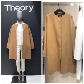 セオリー(theory)の美品♡ セオリー　カシミヤ 混　コート　キャメル(ロングコート)