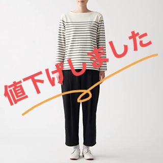 ムジルシリョウヒン(MUJI (無印良品))の無印良品　太番手天竺編み長袖Ｔシャツ　レディース(カットソー(長袖/七分))