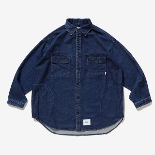 ダブルタップス(W)taps)の22AW WTAPS WCPO 01 デニムオーバーシャツ L(シャツ)