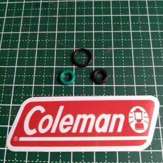 コールマン(Coleman)のコールマン  Oリング パッキン セット① 赤レバー用/チェックバルブ用(ストーブ/コンロ)