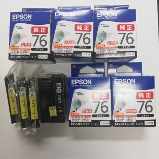 エプソン(EPSON)のエプソン　純正　インクカートリッジ　ICBK76(PC周辺機器)