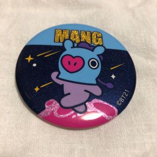 ビーティーイシビル(BT21)のBT12 MANGの缶バッジ(キャラクターグッズ)