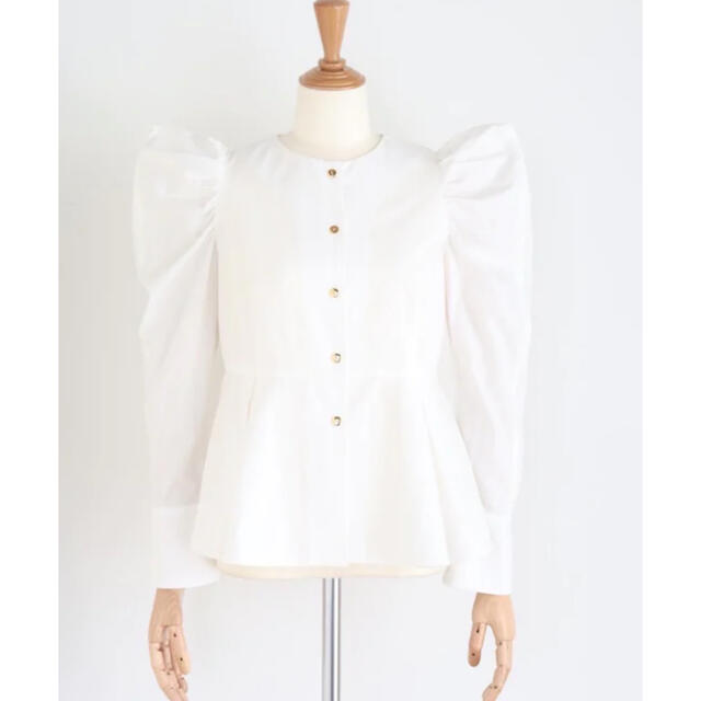 girlish st.cecilia クリオネブラウス ホワイト 36 新品 aKFOP5TqSi
