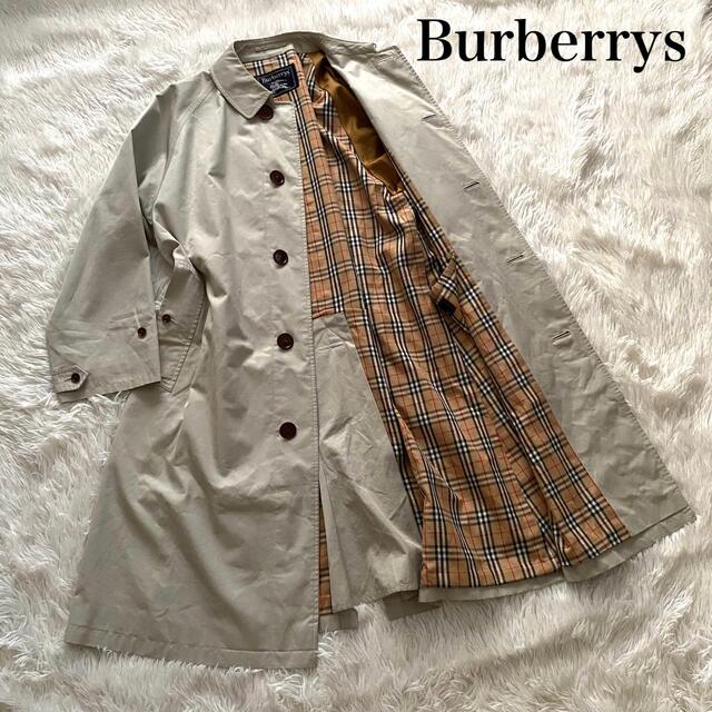 英国製 一枚袖 70s Burberrysバルカラーステンカラーコート