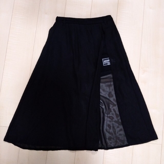 アナップガール(ANAP GiRL)の美品 ANAP GIRL スカート パンツ 155-165 M ブラック(スカート)