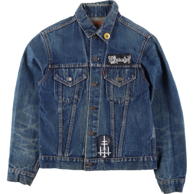 古着 60~70年代 リーバイス Levi's 70505 BIG E ビッグE ピンバッチ 在庫品即発送 リーバイスlevi's「70505」BIG “E”モデル ビンテージ Gジャン/デニムジャケット