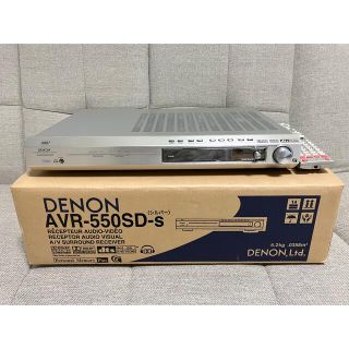 デノン(DENON)のDENON AV レシーバー（AVR-550SD-S）aki様専用(アンプ)