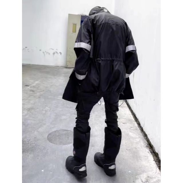 全国宅配無料 VETEMENTS 19SS Black Mask Hooded Parka マウンテン