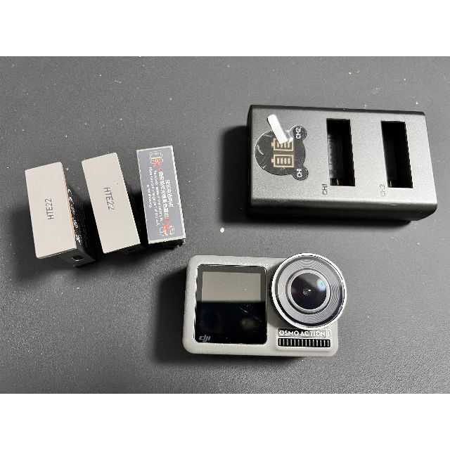 【Nayu】DJI OSMO Action 他社バッテリー２個＆充電器