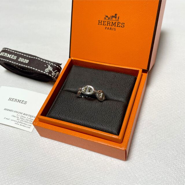 今季ブランド Hermes - HERMES シェーヌダンクル アンシェネ リング