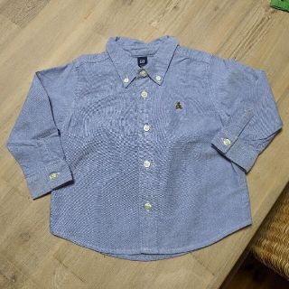 ベビーギャップ(babyGAP)のbabyGAP 長袖デニム風シャツ 2years(ブラウス)