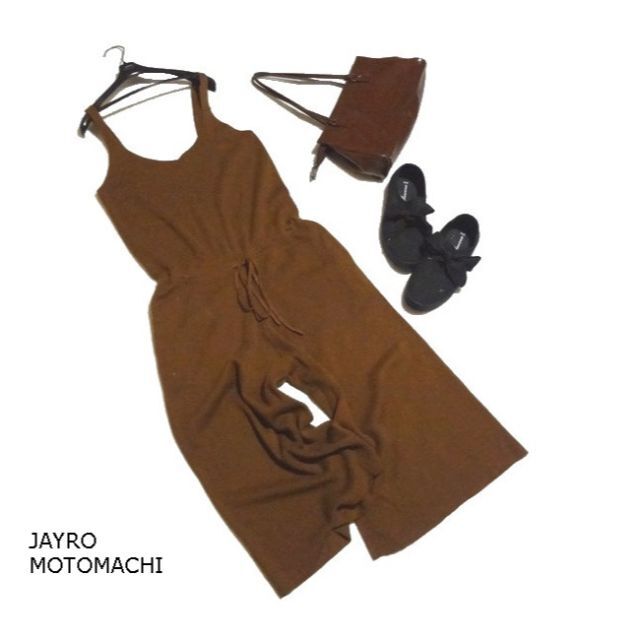 JAYRO(ジャイロ)の◆MOTOMACHI JAYRO/モトマチジャイロ◆ M ニットサロペット レディースのパンツ(サロペット/オーバーオール)の商品写真