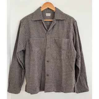 スティーブンアラン(steven alan)のStevenAlan オープンカラーシャツ キャンプカラーシャツ チェックシャツ(シャツ)