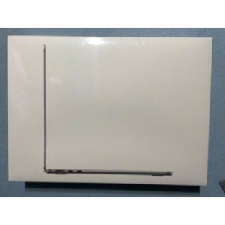 マック(Mac (Apple))のMacBook Air 【M2、SSD:512GB】新品未開封　スペースグレイ(ノートPC)