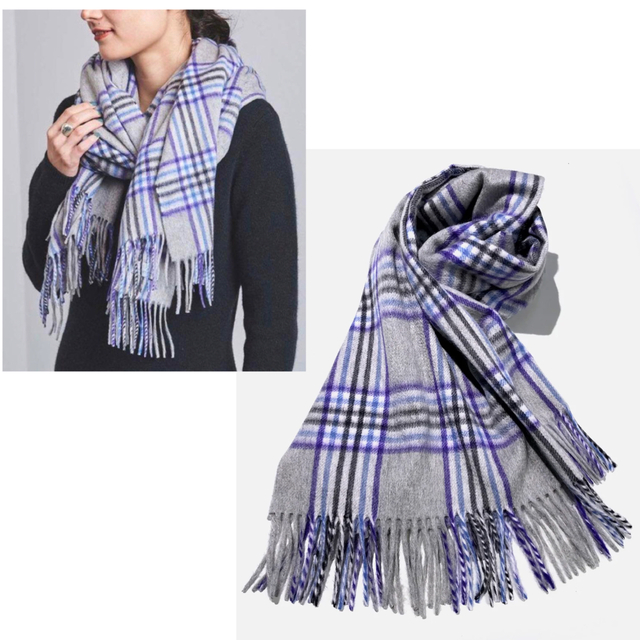 UA別注☆Joshua Ellis ジョシュアエリス カシミアストール☆新品同様