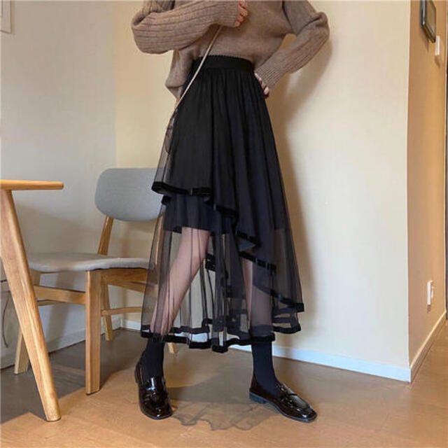 スケルトンスカート！魅力的です！ レディースのスカート(ロングスカート)の商品写真