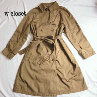 ダブルクローゼット(w closet)のWcloset ダブルクローゼット トレンチコート 春 秋 コート(トレンチコート)