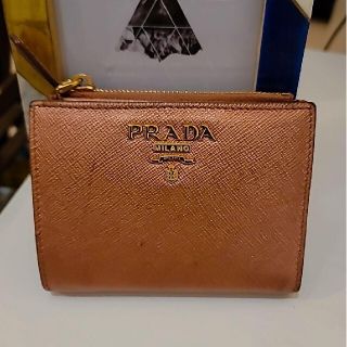 プラダ(PRADA)のprada折り財布 ピンク(折り財布)