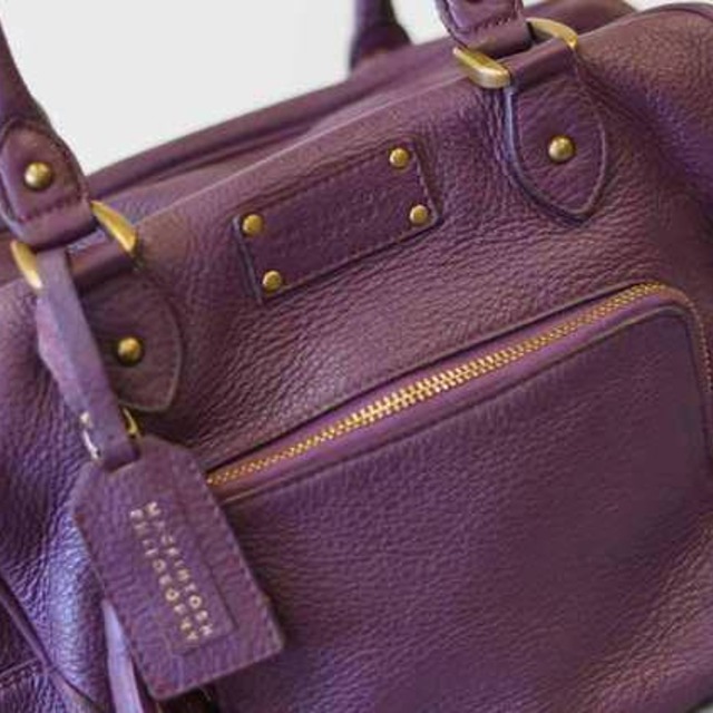 マッキントッシュフィロソフィー/MACKINTOSH PHILOSOPHY バッグ ボストンバッグ 鞄 旅行鞄 レディース 女性 女性用 レザー 革 本革 パープル 紫 シュリンクボストン