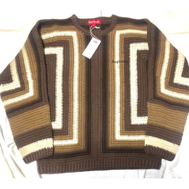 S着丈Supreme  Hand Crocheted Sweater セーター