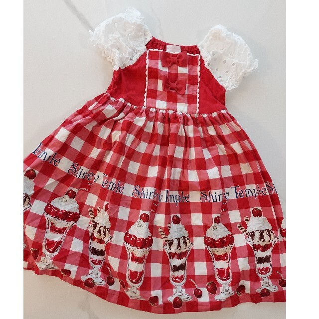 シャーリーテンプル 120 パフェ ワンピース - キッズ服女の子用(90cm~) シャーリーテンプル 120 パフェ ワンピース - キッズ服女の子用(90cm~)