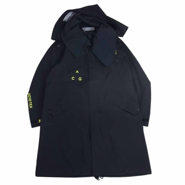 NIKE ナイキ AQ3516-010 NIKELAB ACG GORETEX COAT ナイキラボ ゴアテックス コート ブラック系 S約49cm着丈