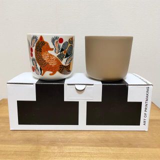 マリメッコ(marimekko)のmarimekko マリメッコ　完売ketunmarja＋Oivaラテマグ(食器)