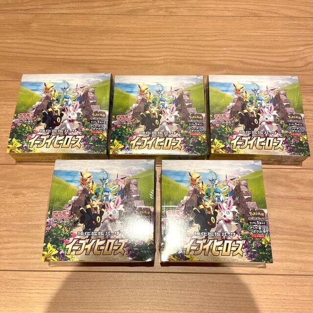 ポケモン - ポケモンカード　イーブイヒーローズ　5BOXセット