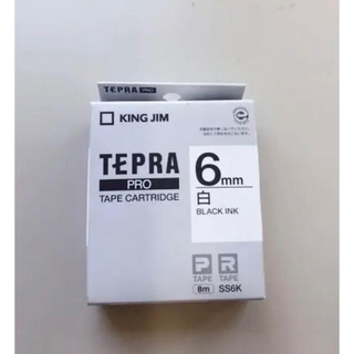 キングジム(キングジム)の白6mm 白9mmテプラテープ(テープ/マスキングテープ)