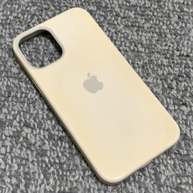 Apple(アップル)のApple iPhone 12 mini シリコーンケース ホワイト 中古 スマホ/家電/カメラのスマホアクセサリー(iPhoneケース)の商品写真