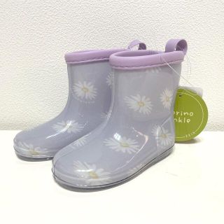 morino rinkle  しまむら　ベビー　花柄長靴　13cm  新品未使用(長靴/レインシューズ)