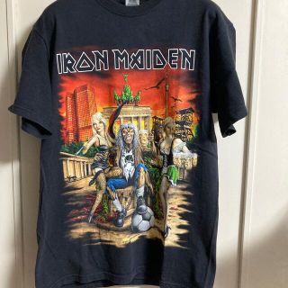 フルーツオブザルーム(FRUIT OF THE LOOM)のIron Maiden バンドTシャツ アイアンメイデン M(Tシャツ/カットソー(半袖/袖なし))