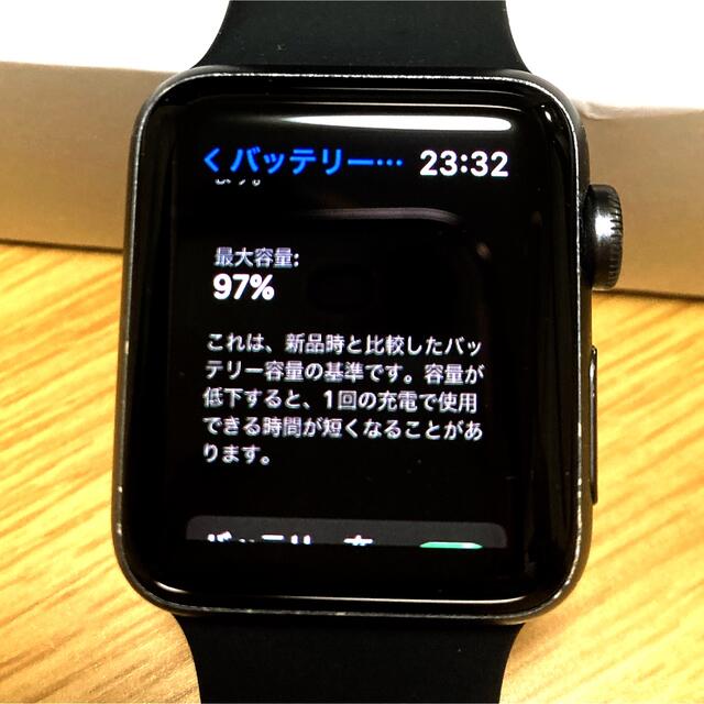 Apple Watch(アップルウォッチ)のApple Watch SERIES3 38mm スマホ/家電/カメラのスマートフォン/携帯電話(その他)の商品写真